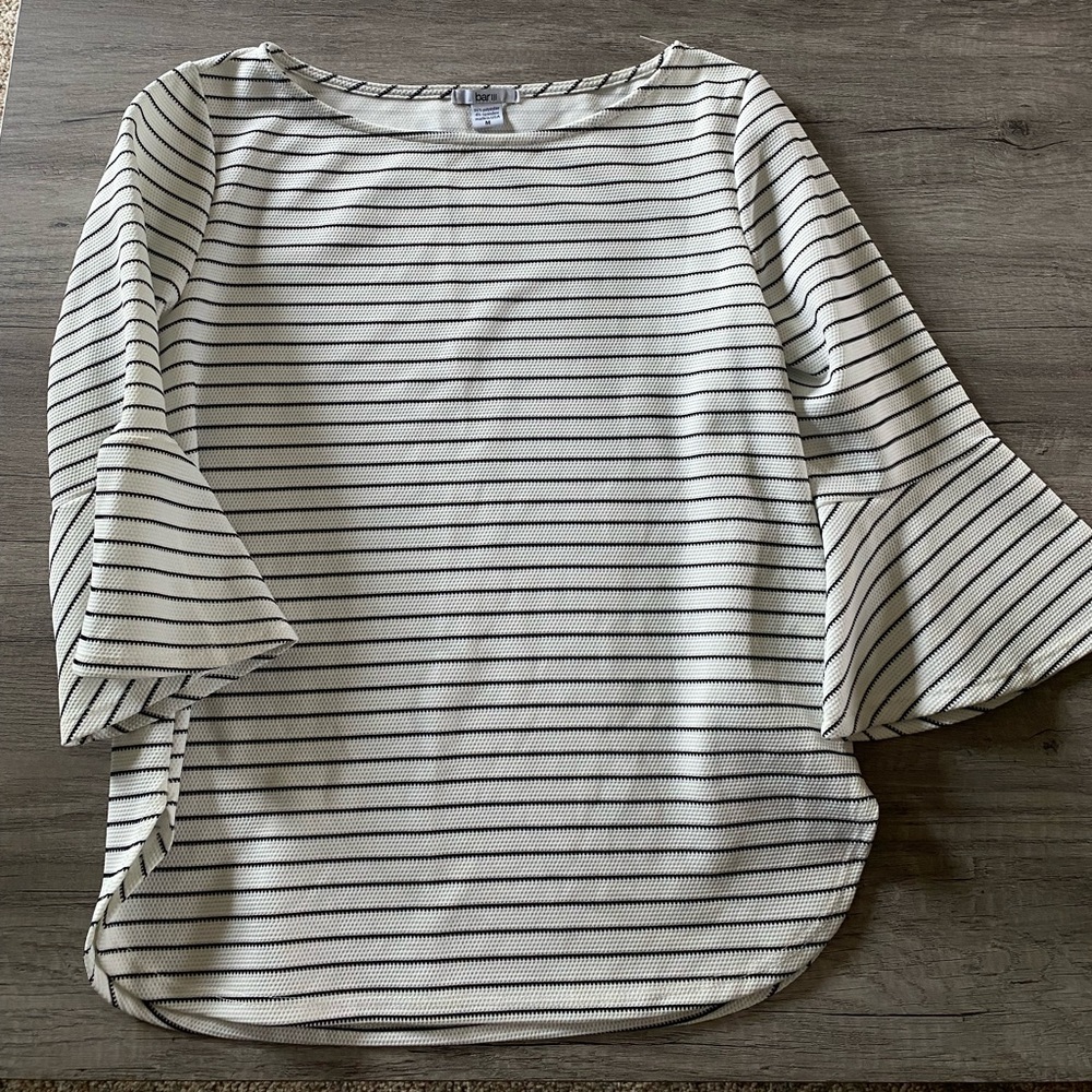 Dress shirt with black stripes, perfect condition!